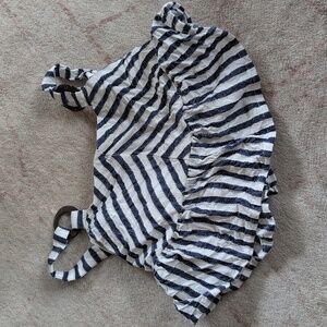 Mayoral Navy and White Girl's Tank Top Size 8